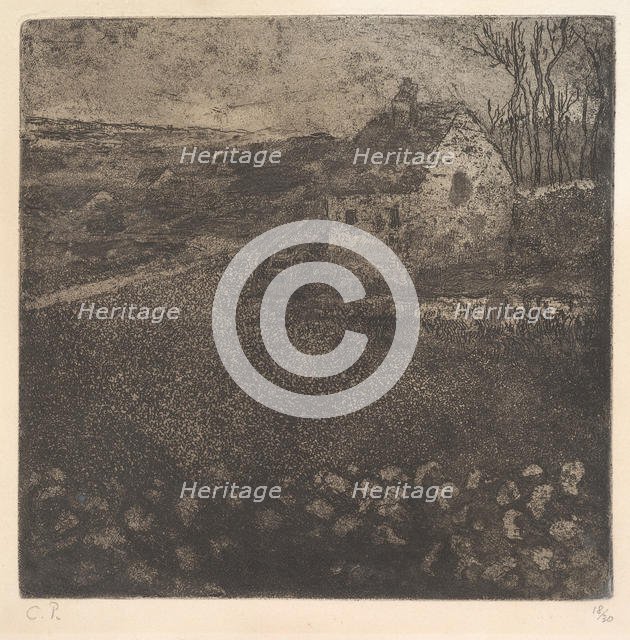 The Cottage, 1879. Creator: Camille Pissarro.