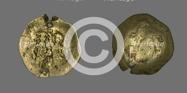 Hyperpyron (Coin) of John II Comnenus, 1118-1143. Creator: Unknown.