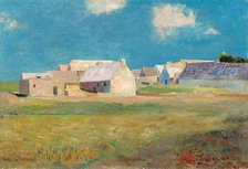 Breton Village, c. 1890. Creator: Odilon Redon.
