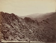 Volcanic Ridge, Trinity Mountains, Nevada, 1867. Creator: Tim O'Sullivan.