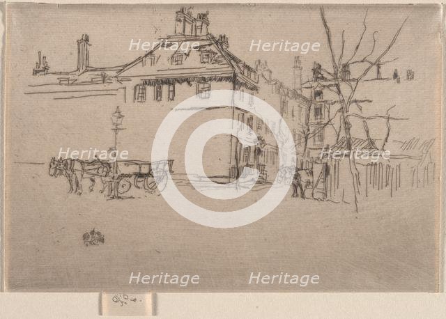 Temple, 1886. Creator: James McNeill Whistler (American, 1834-1903).