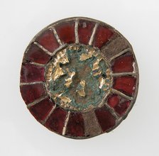 Disk Brooch, Frankish, 6th century. Creator: Unknown.