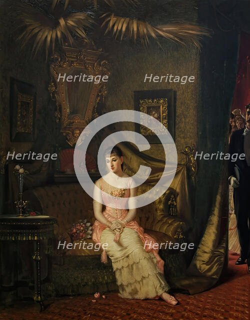 At the ball, (c1900s) Creator: Knut Ekwall.