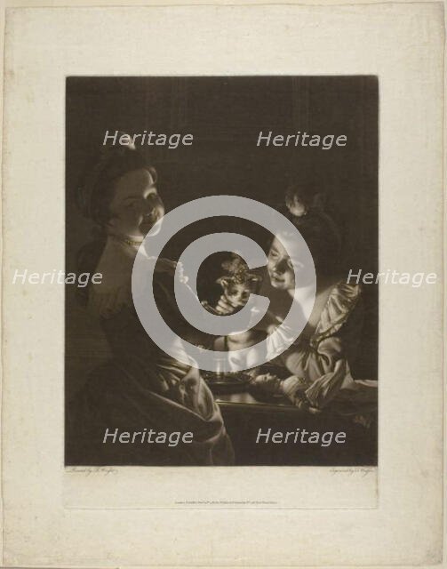 Miss Kitty Dressing, 1781. Creator: Thomas Watson.