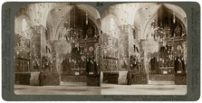 Church of the Armenian Christians, Jerusalem, Palestine, 1897.Artist: Underwood & Underwood