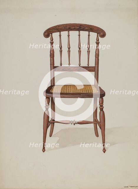 Windsor Chair, 1936. Creator: Dana Bartlett.