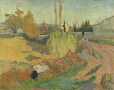 Landscape from Arles, 1888. Creator: Paul Gauguin.