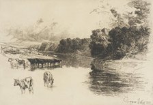 A Lancashire River, 1881. Creator: Francis Seymour Haden.