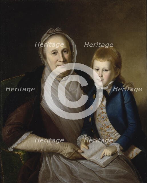 Mrs. James Smith and Grandson, 1776. Creator: Charles Willson Peale.