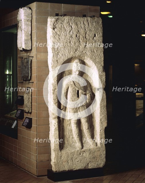 Tombstone of Vivius Marcianus. Artist: Unknown
