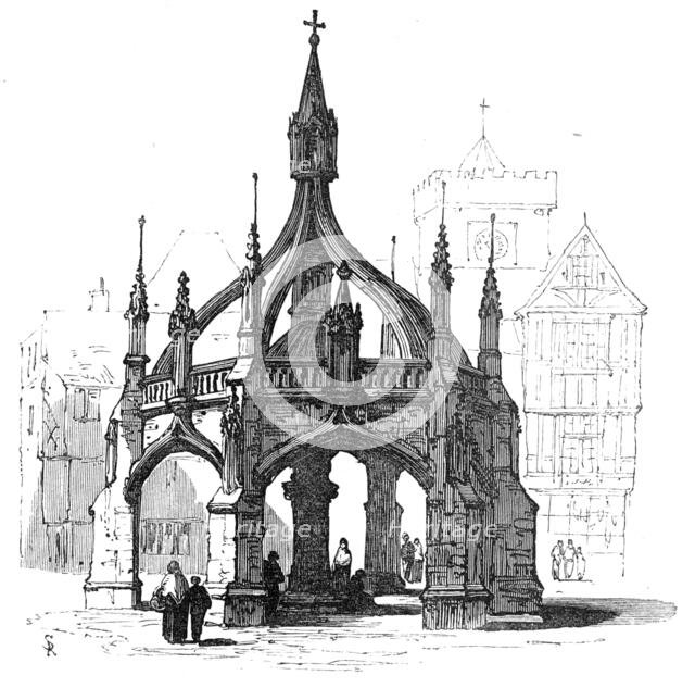 Market Cross, Salisbury, 1872. Creator: Unknown.