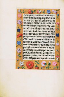 Decorated Text Page; Spinola Hours, about 1510-1520. Creator: Unknown.