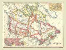 Map of the Dominion of Canada, 1902.  Creator: Unknown.