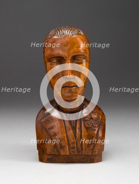 Bust of a Gentleman, c. 1850. Creator: Unknown.