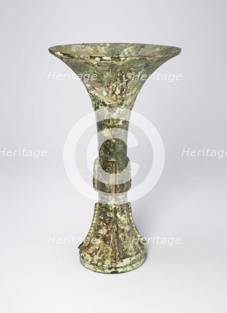 Beaker, Shang dynasty (c. 1600-1050 B.C.). Creator: Unknown.