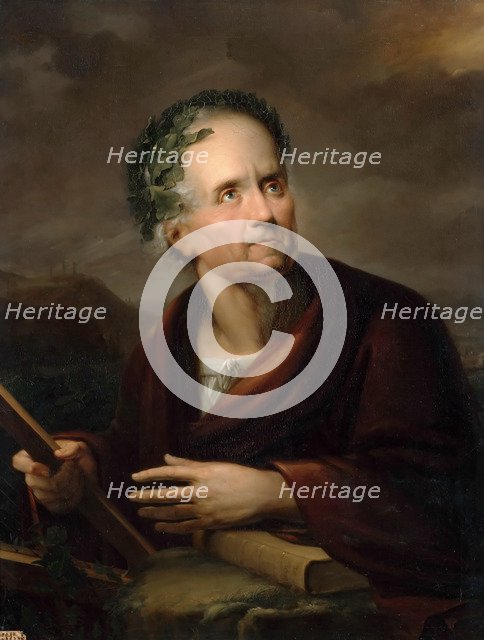 Portrait of Friedrich Gottlieb Klopstock (1724-1803). Artist: Hardorff, Gerdt (1769-1864)