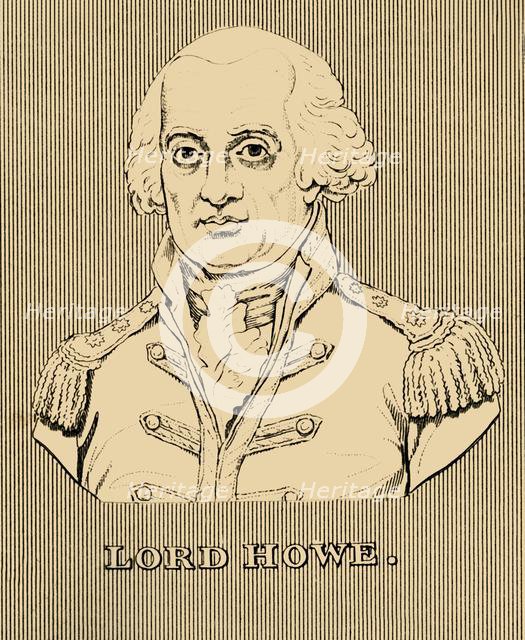 'Lord Howe', (1726-1799), 1830. Creator: Unknown.