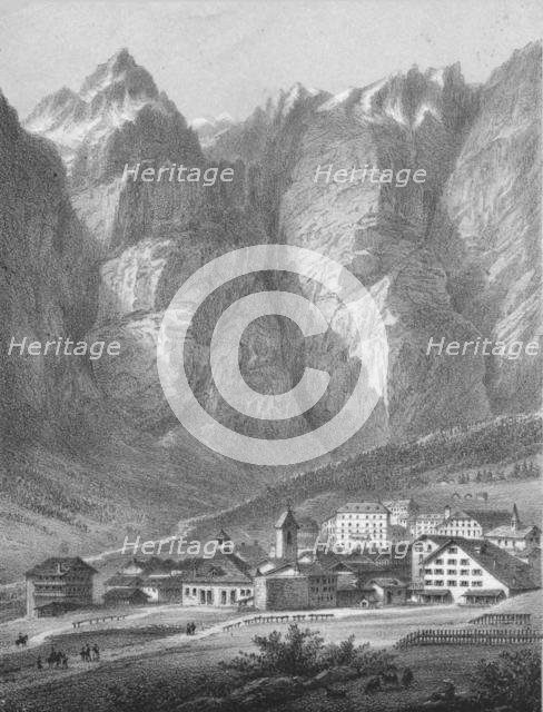 'Louesch (Valais)', 19th century.  Creator: A Cuvillier.