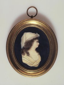 Portrait of a woman in a cameo style, c1800. Creator: English School.