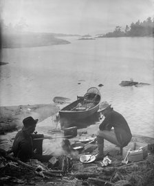 Our noon-day meal, between 1900 and 1905. Creator: Unknown.