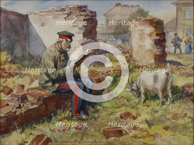 Sic transit gloria mundi (Thus passes the glory of the world), 1922.