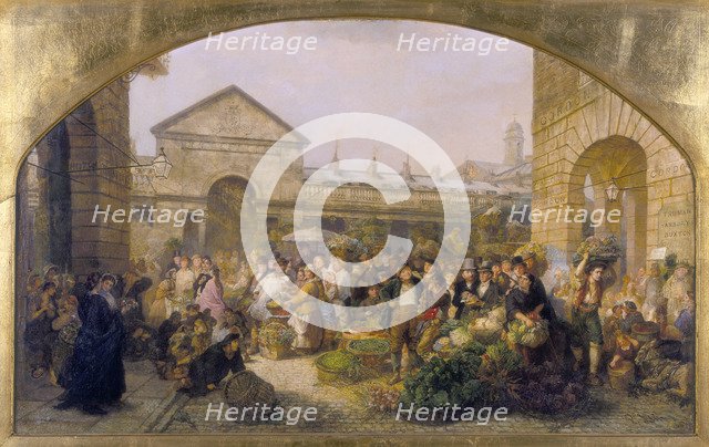 'Covent Garden Market', 1864. Artist: Phoebus Levin