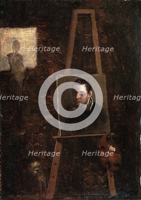 'Self-portrait', c1604. Artist: Annibale Carracci