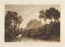 The Castle above the Meadows (Liber Studiorum, part II, plate 8), 1808. Creator: JMW Turner.