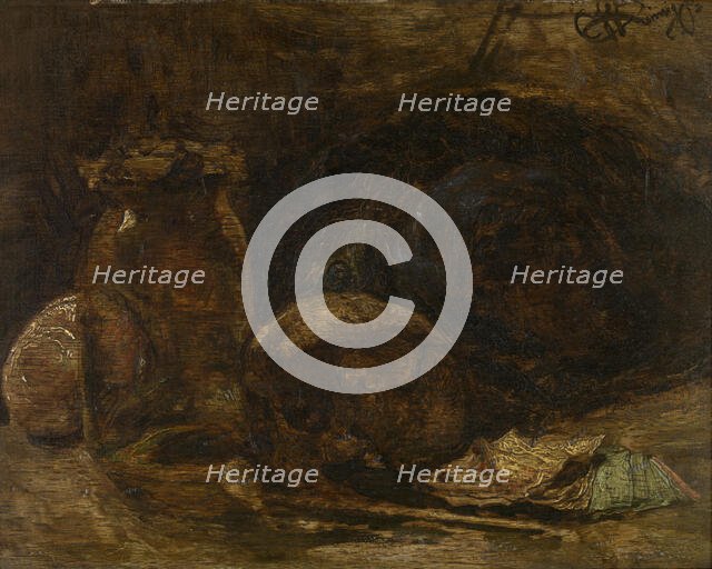 Vanitas, 1869. Creator: Willem Linnig II.