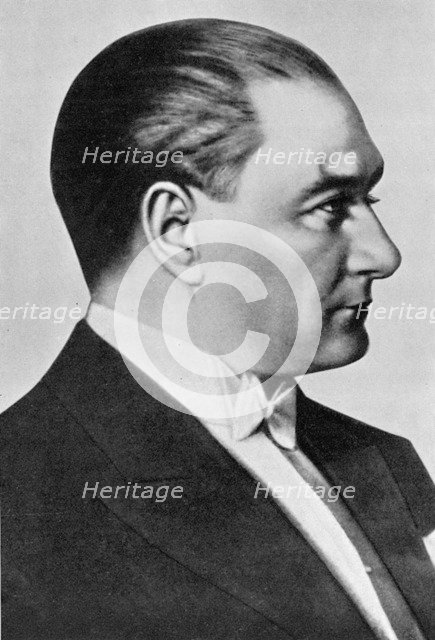 Mustafa Kemal Ataturk (1881-1938), Turkish statesman. Artist: Unknown