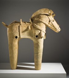 Haniwa Horse (image 3 of 3), 6th century AD. Creator: Unknown.
