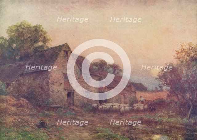 'The Harvest Moon', c1897, (1914). Artist: Sir Ernest Albert Waterlow.