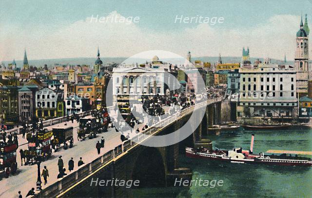 'London Bridge', c1900s. Creator: Unknown.
