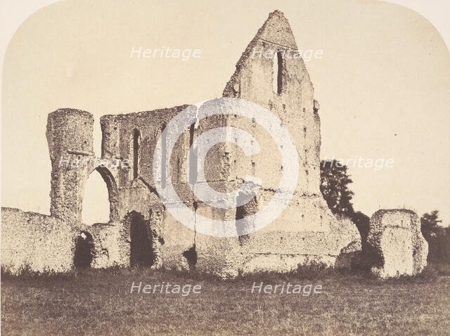 Newark Abbey, near Chertsey, 1856. Creator: John Richardson Major.