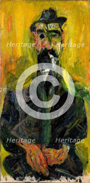 L'Homme au Chapeau, ca 1919. Creator: Soutine, Chaim (1893-1943).