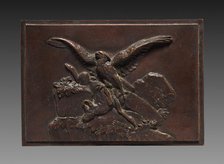 Eagle with Chamois, c. 1830 - 1875. Creator: Antoine-Louis Barye (French, 1796-1875).