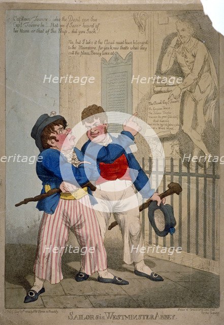 'Sailors in Westminster Abbey', 1804 Artist: Anon