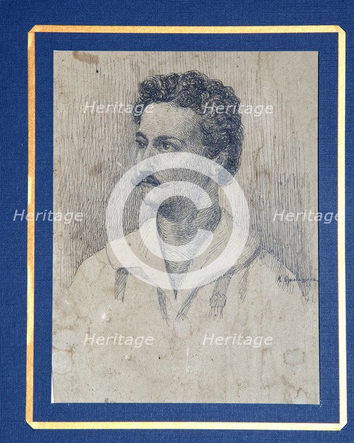 Portrait of the Decembrist Sergey Krivtsov (1802-1864). Artist: Oznobishin, Dmitri Petrovich (1804-1877)