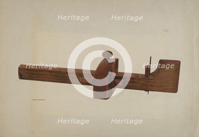 Tool Gauge, c. 1939. Creator: Chris Makrenos.