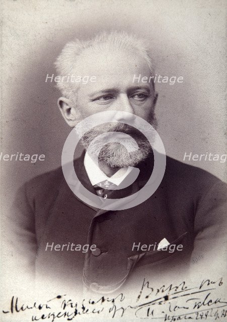 Peter Tchaikovsky, Russian composer, 1888. Artist: Unknown