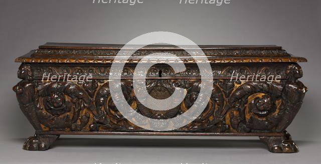 Marriage Chest (Cassone), early 1500s. Creator: Unknown.