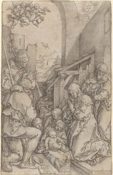 The Nativity, 1552. Creator: Heinrich Aldegrever.