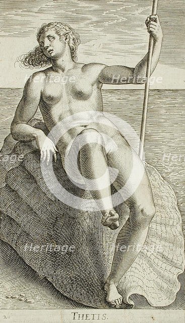 Thetis, 1587. Creator: Philip Galle.