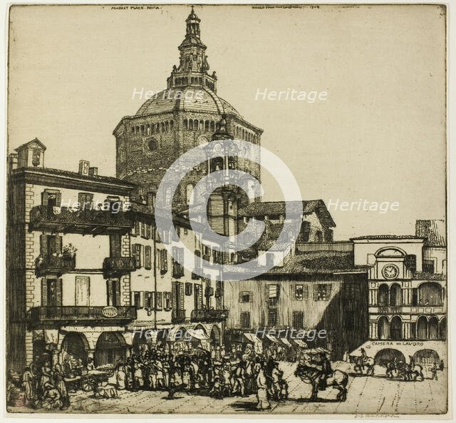 Pavia, 1904. Creator: Donald Shaw MacLaughlan.