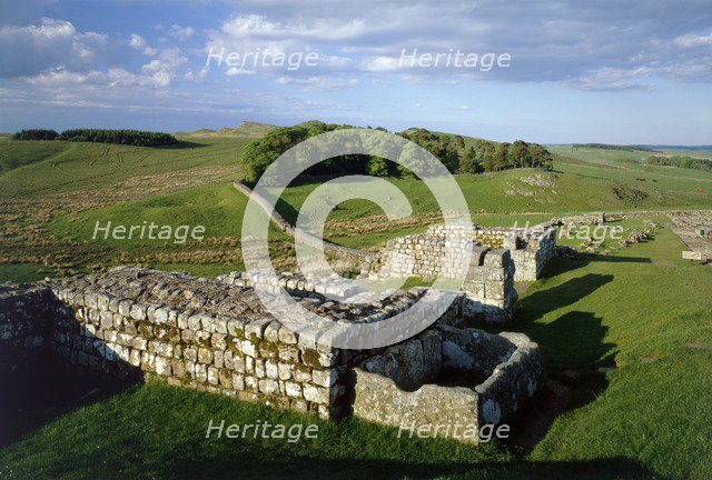 Housesteads Fort, Hadrian's Wall, Northumberland, 2010. Creator: Graeme Peacock.