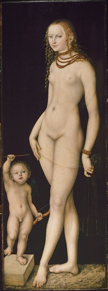 Venus and Cupid, ca 1530.