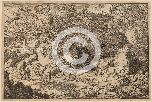 Peasant on Horseback, probably c. 1645/1656. Creator: Allart van Everdingen.