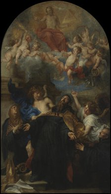 Saint Augustine in Ecstasy, 1628. Creator: Anthony van Dyck.