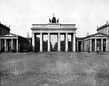 Brandenburg Gate, Berlin, 1893.Artist: John L Stoddard