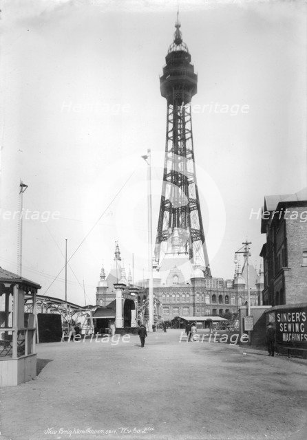 New Brighton Tower, Wallasey, Cheshire, 1890-1910. Artist: Unknown